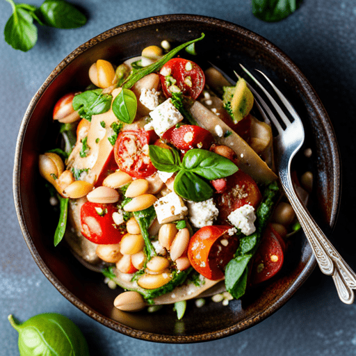picture of Tomato and Feta White Bean Salad